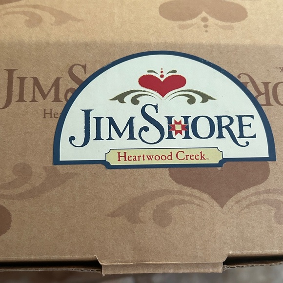 Enesco 2004 JIM SHORE HEARTWOOD CREEK Nativity Set 10 Pc in Box with addl angel - Picture 5 of 13